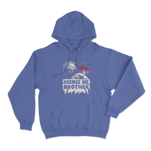 Flashgitz Avenge Me Brother Unisex Hoodie Blue