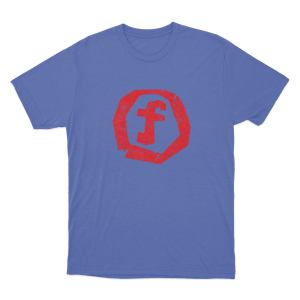 Flashgitz F Logo Unisex T Shirt Blue