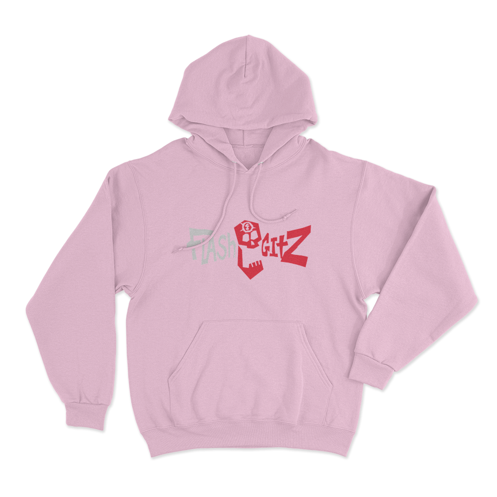 Flashgitz Logo Unisex Hoodie Pink Flashgitz Logo Unisex Hoodie Pink