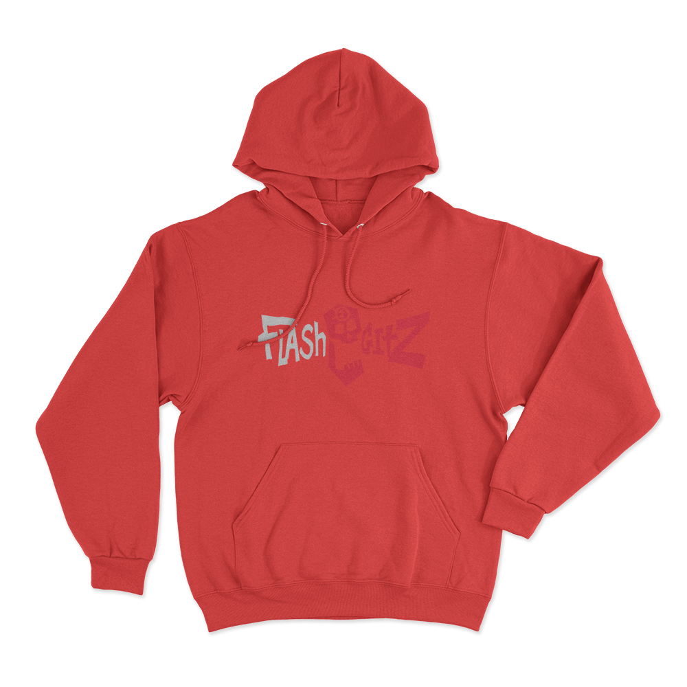 Flashgitz Logo Unisex Hoodie Red Flashgitz Logo Unisex Hoodie Red