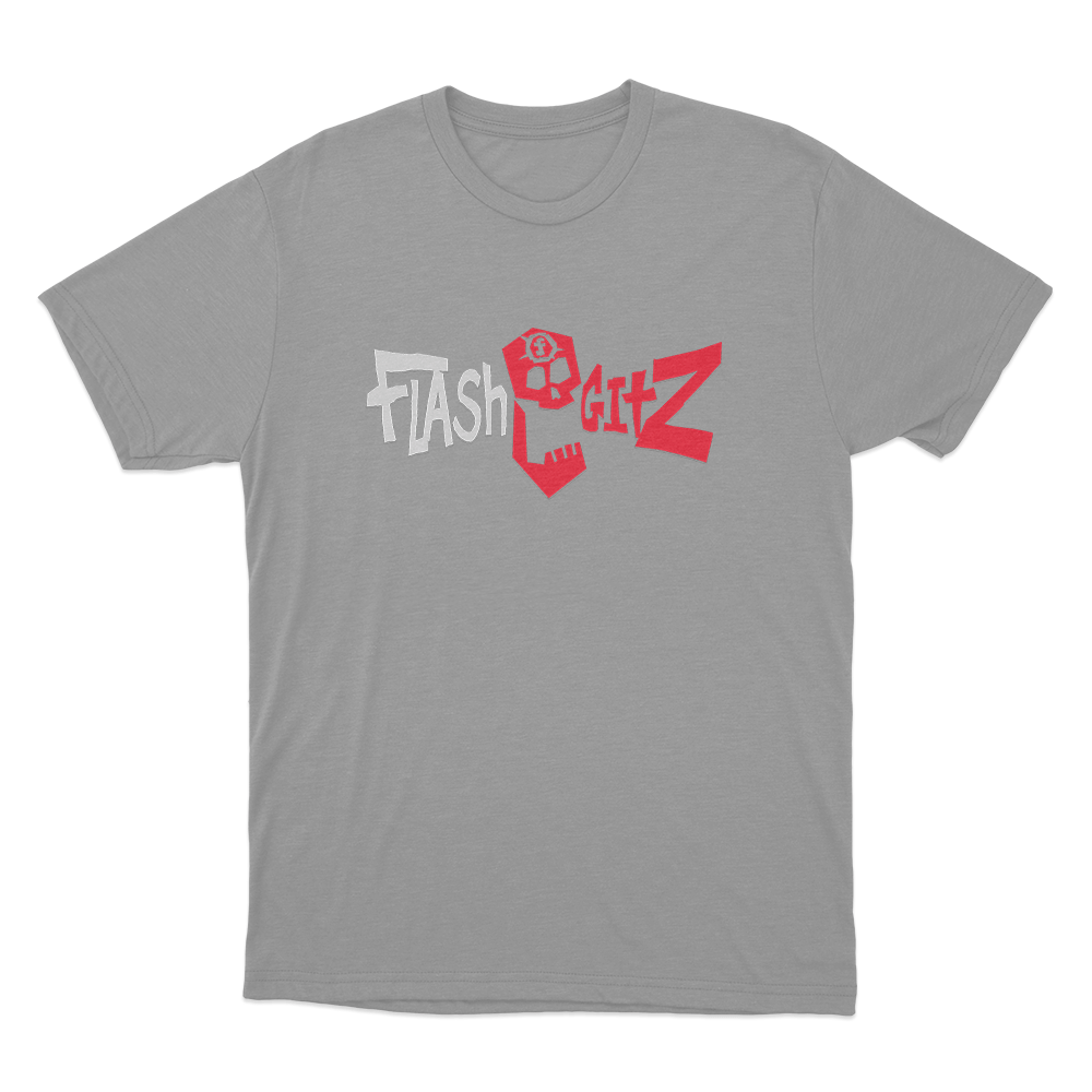 Flashgitz Logo Unisex T Shirt Grey Flashgitz Logo Unisex T Shirt Grey