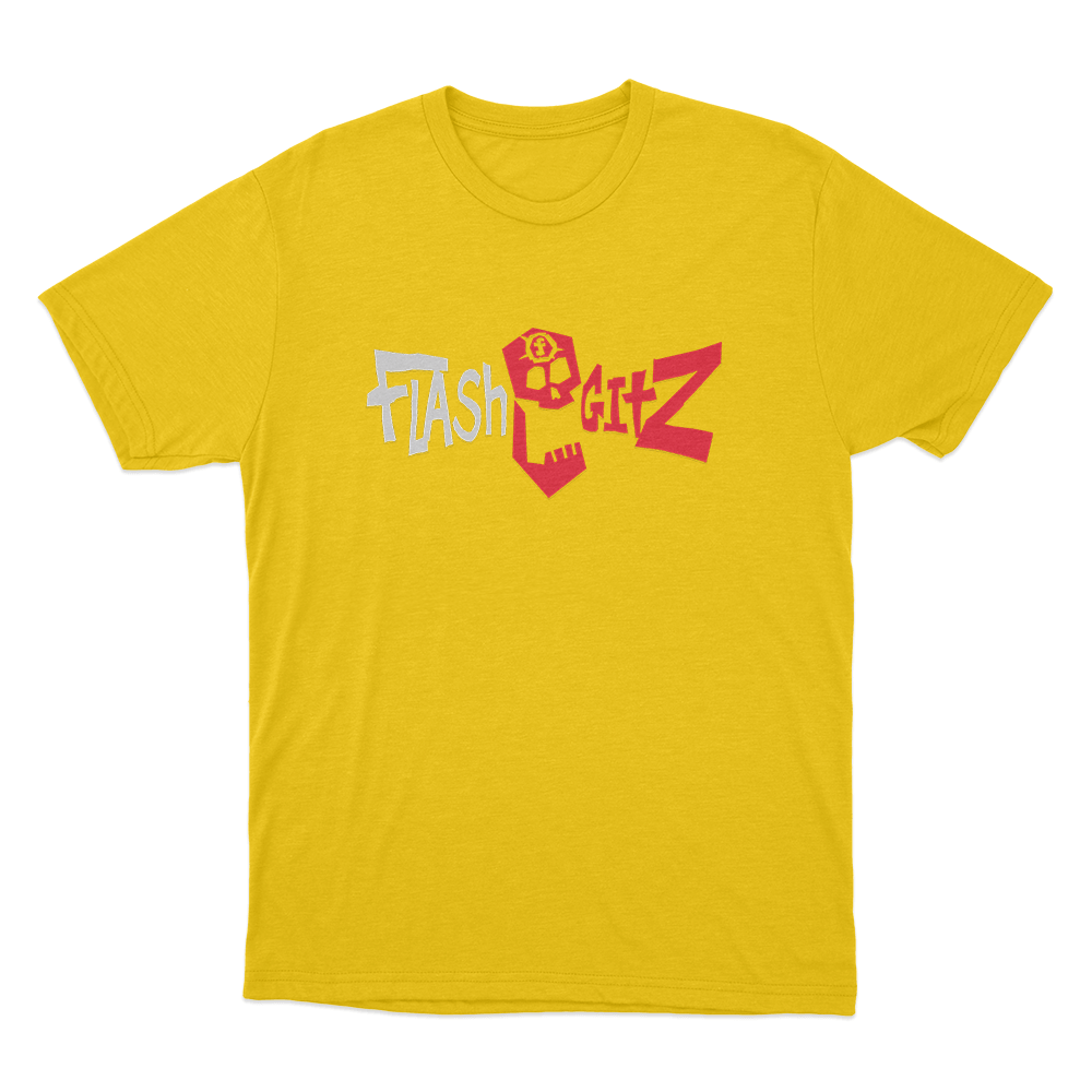 Flashgitz Logo Unisex T Shirt Yellow Flashgitz Logo Unisex T Shirt Yellow