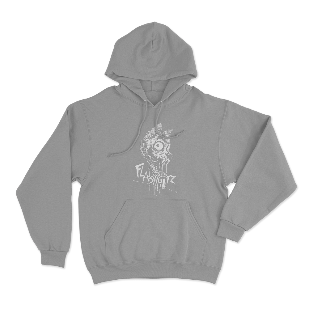 Flashgitz Lupus Mortem Unisex Hoodie Grey Flashgitz Lupus Mortem Unisex Hoodie Grey