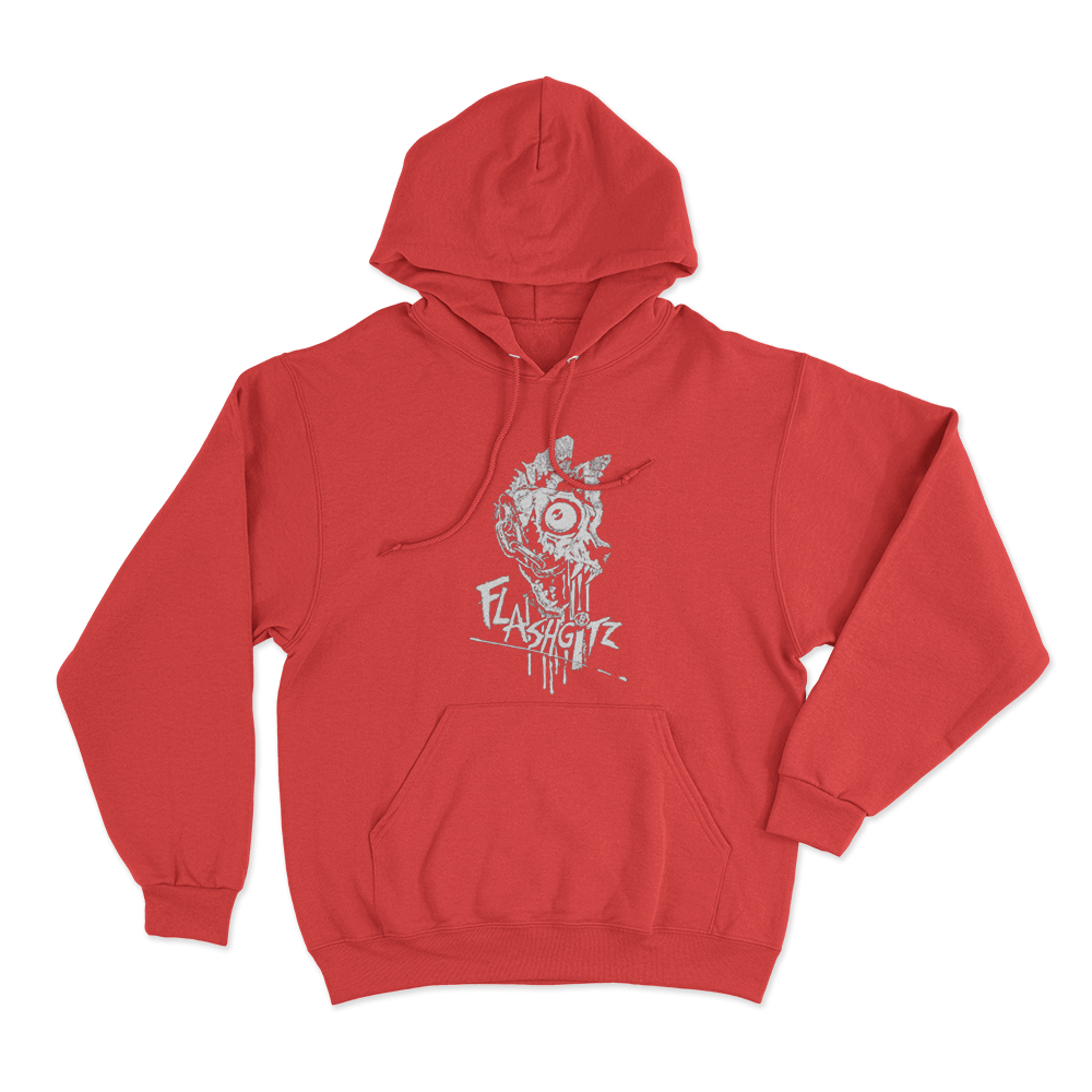 Flashgitz Lupus Mortem Unisex Hoodie Red Flashgitz Lupus Mortem Unisex Hoodie Red