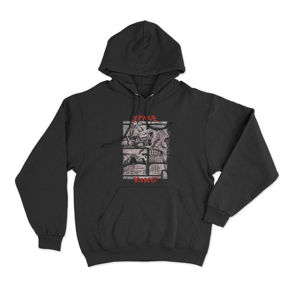 Flashgitz - Space King Unisex Hoodie Black Flashgitz Space King Unisex Hoodie Black