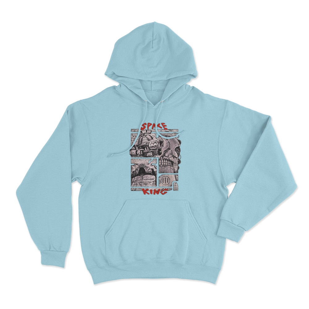 Flashgitz - Space King Unisex Hoodie Sky Blue Flashgitz Space King Unisex Hoodie Sky Blue