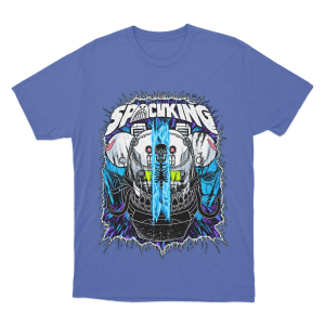 Flashgitz Space King Unisex T Shirt Blue 1