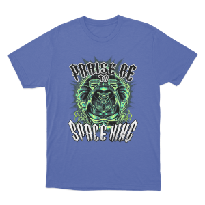 Praise Be To Space King Unisex T Shirt Blue