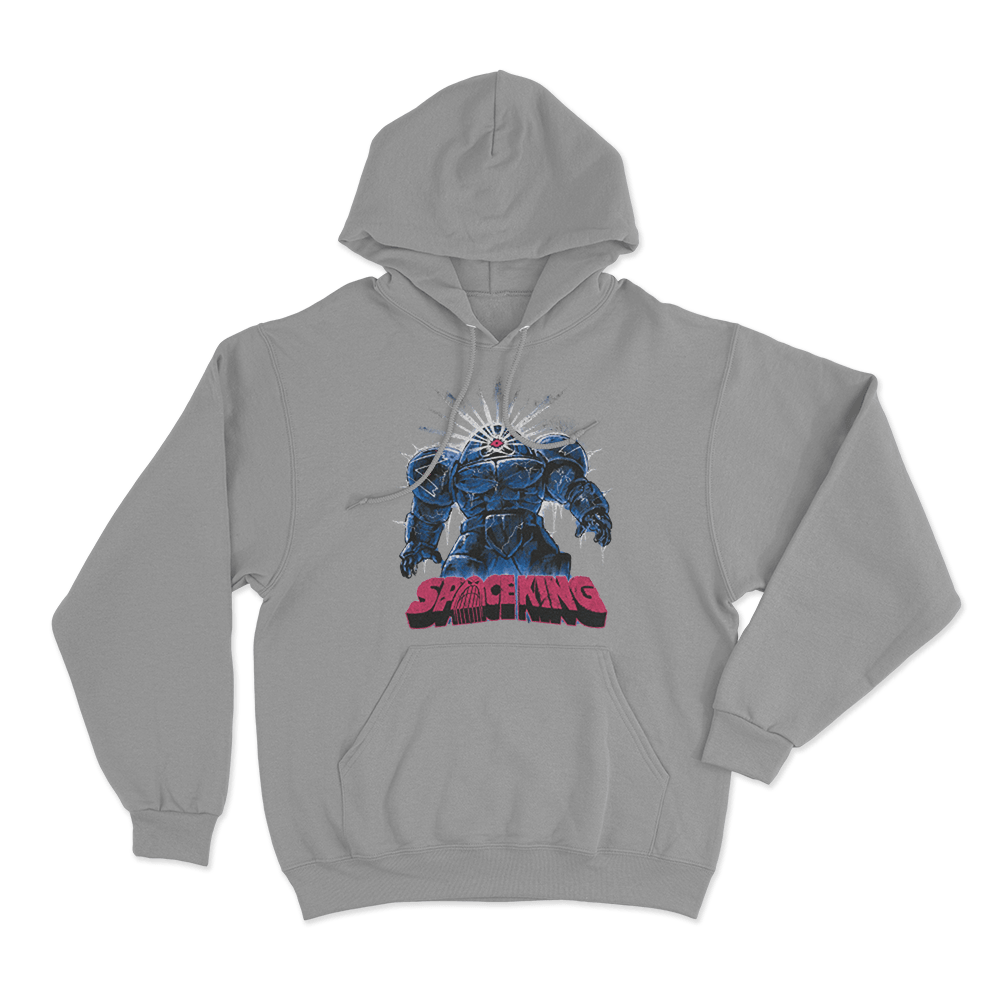 Space King Unisex Hoodie Grey Space King Unisex Hoodie Grey