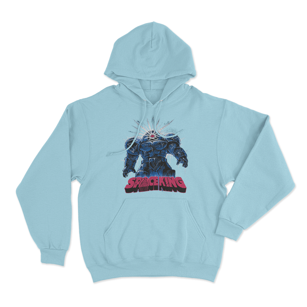 Space King Unisex Hoodie Sky Blue Space King Unisex Hoodie Sky Blue