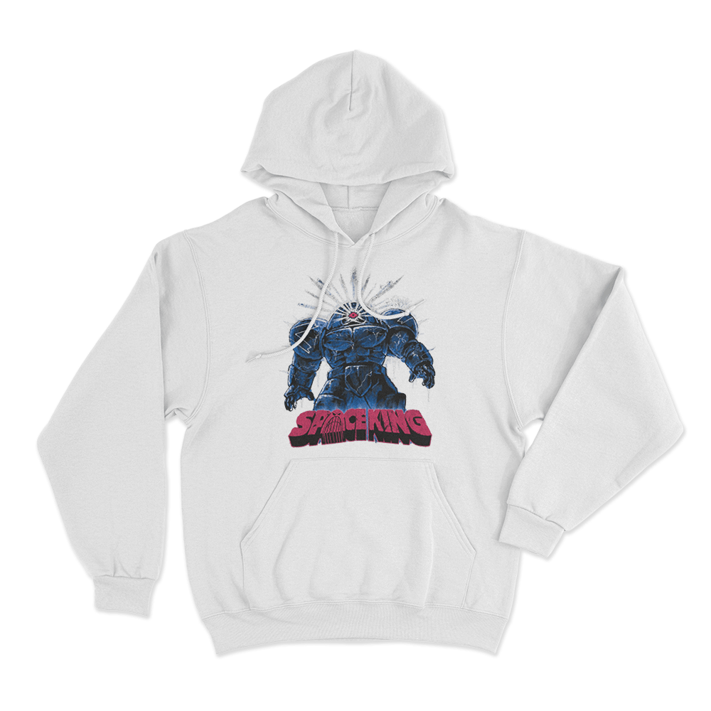 Space King Unisex Hoodie White Space King Unisex Hoodie White